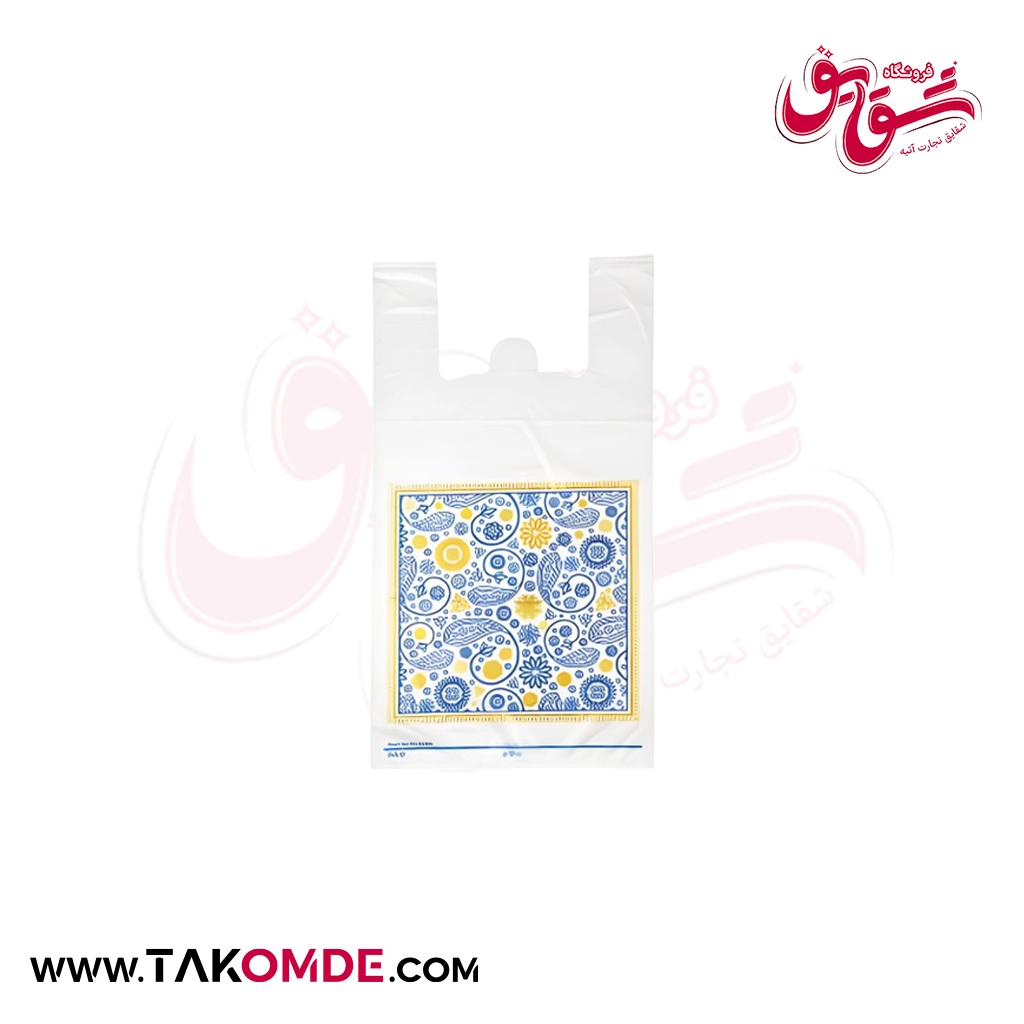نایلکس شیری چاپی سایز 37×47 بسته 1 کیلویی