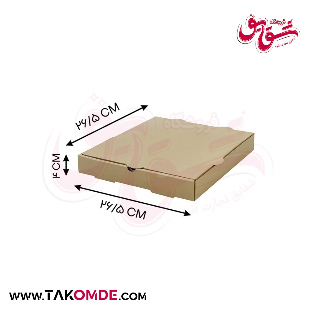 جعبه پیتزا سایز 27 بدون چاپ