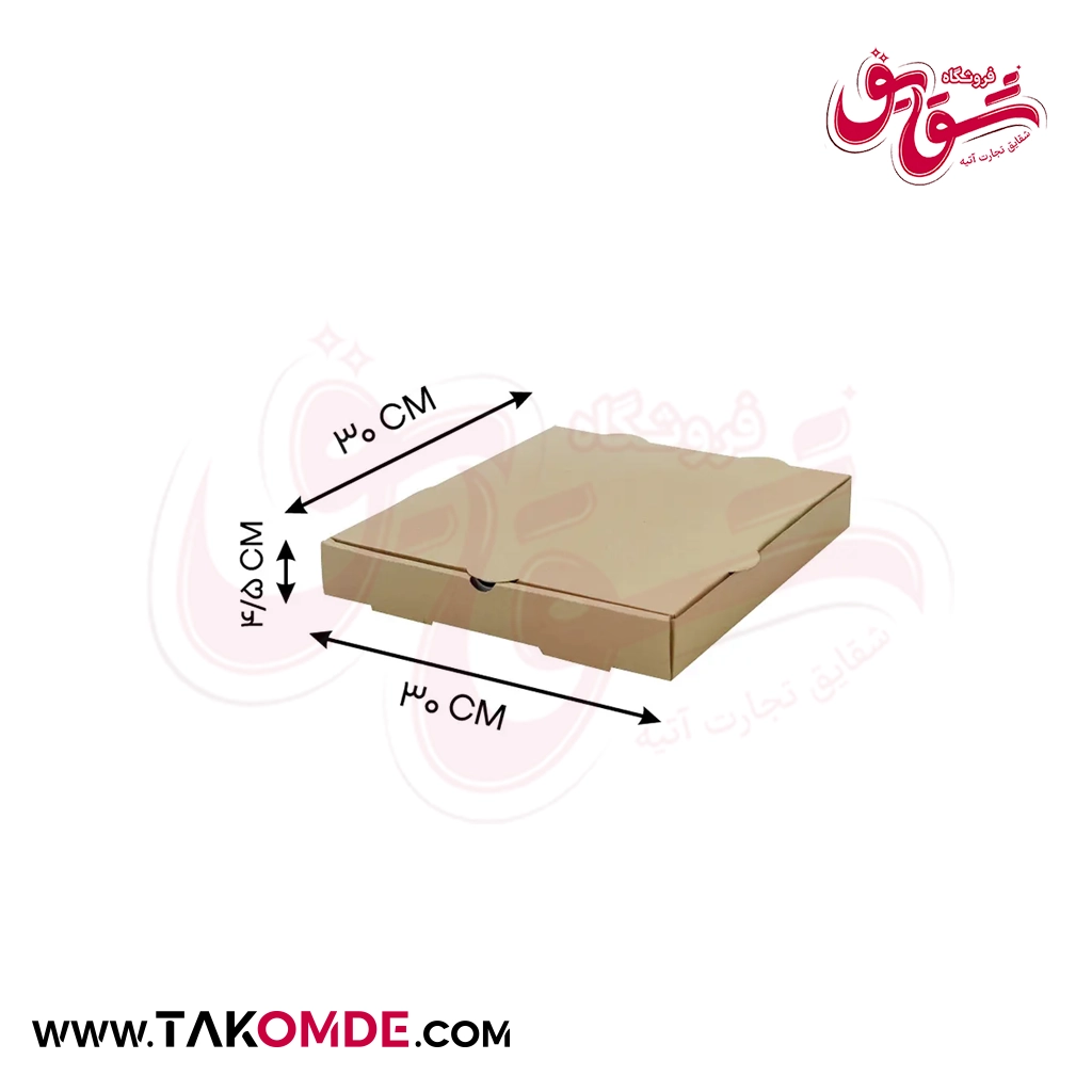 جعبه پیتزا سایز 30 بدون چاپ