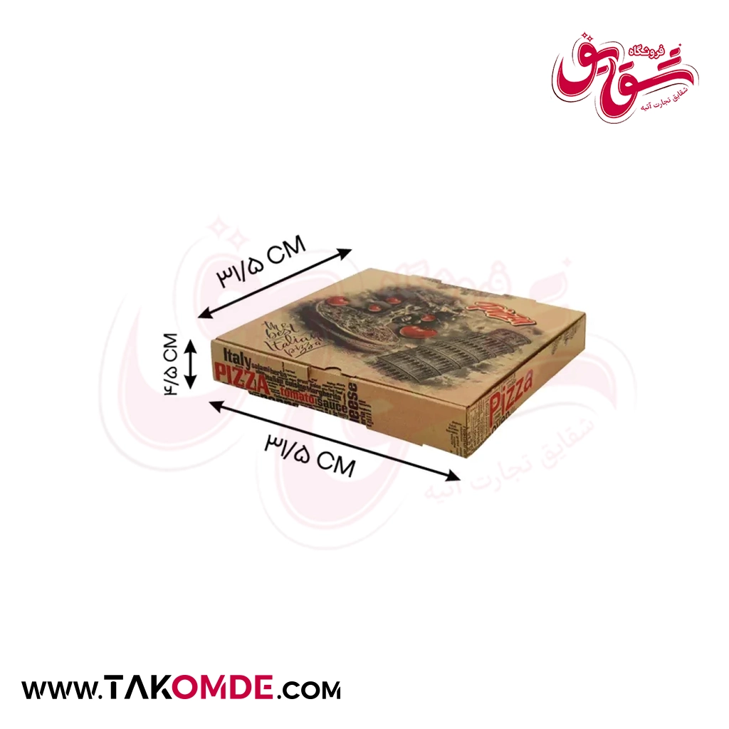 جعبه پیتزا سایز 32 چاپ دار