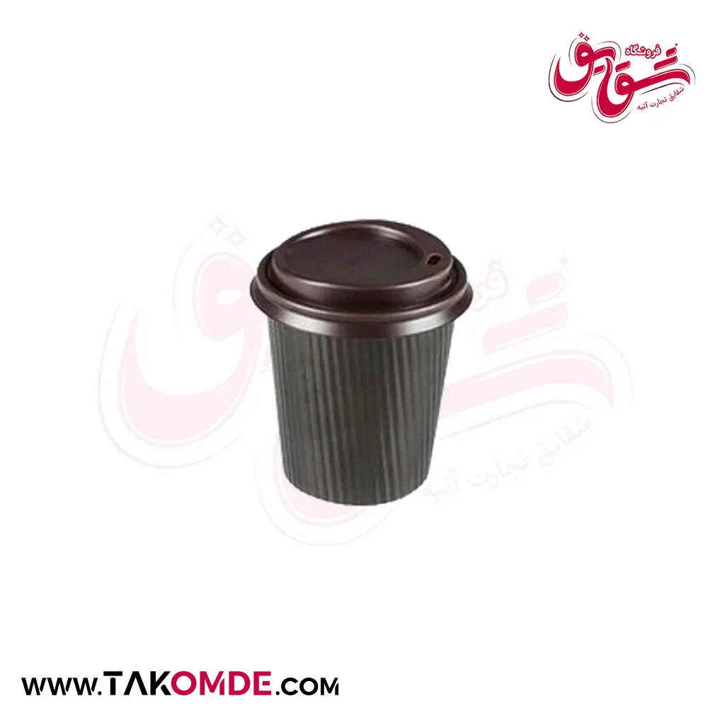 درب لیوان یکبار مصرف دوجداره مدل شات 90 سی سی