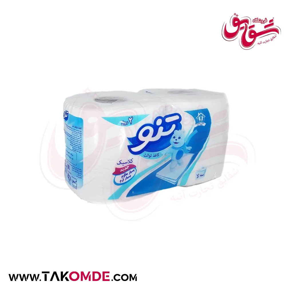 دستمال توالت تنو مدل کلاسیک دستمال توالت تنو مدل کلاسیک