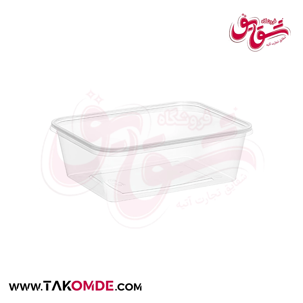 ظرف فریزری و مایکروویوی 1000 سی سی برند طب پلاستیک ظرف فریزری و مایکروویوی 1000 سی سی برند طب پلاستیک