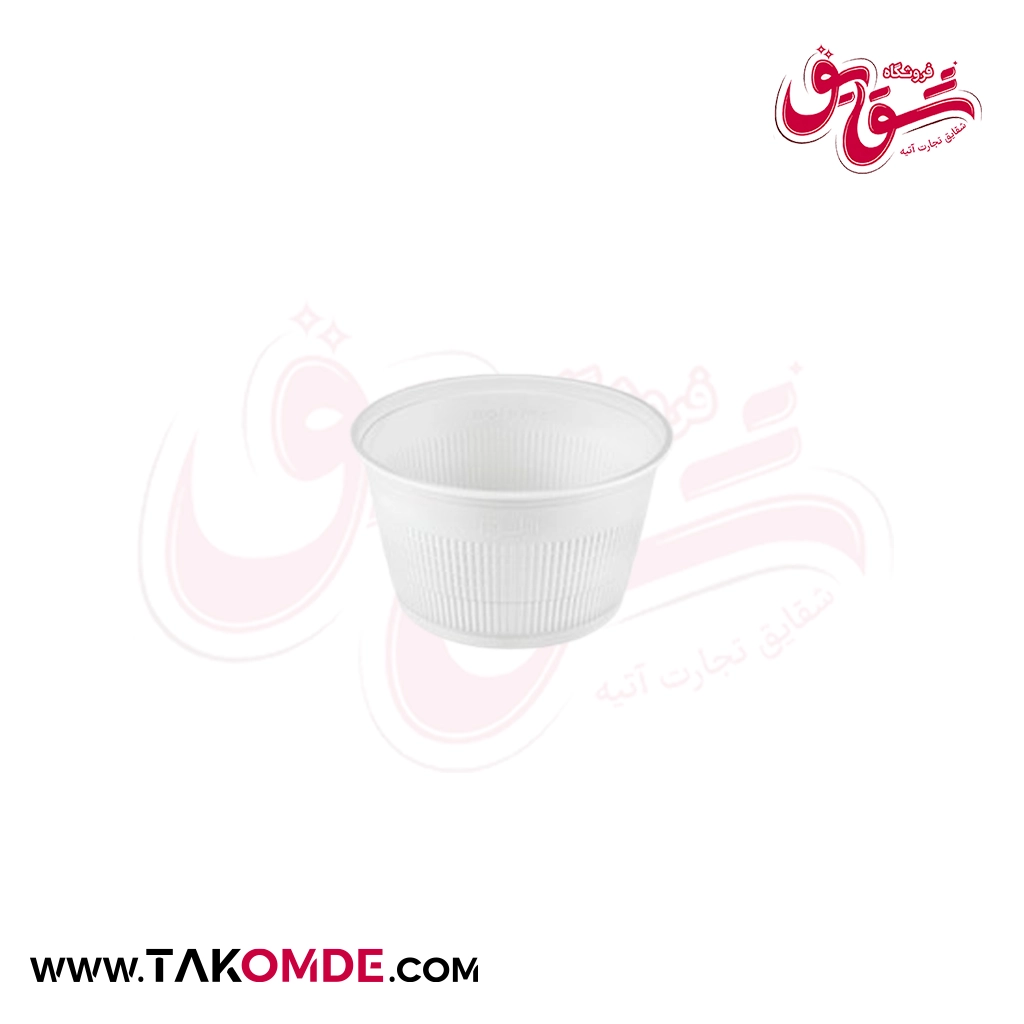 سطل یکبار مصرف 2500 سی سی گیاهی آملون سطل یکبار مصرف 2500 سی سی گیاهی آملون