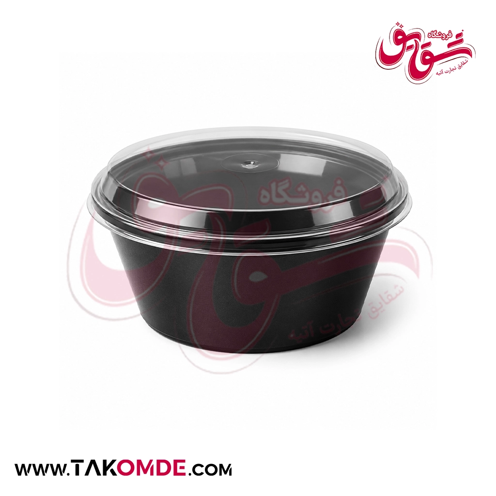 ظرف یکبار مصرف هیوا 90cc با درب